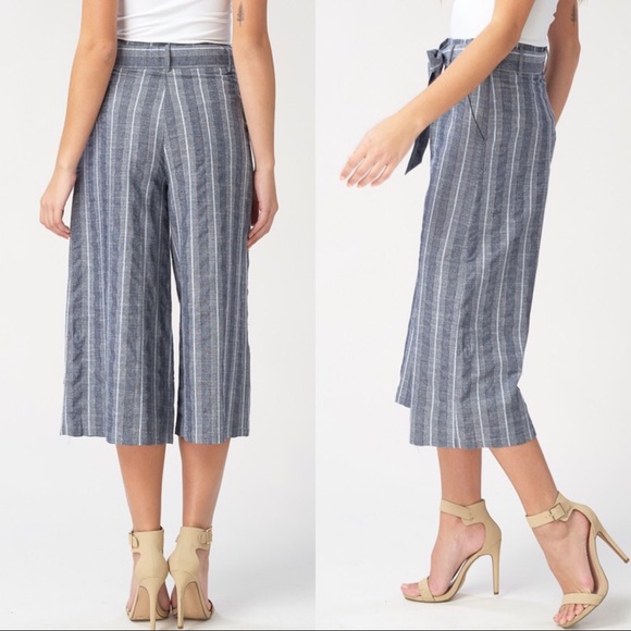 1 LEFT‼️ Linen Culotte Capri - Picture 4 of 4